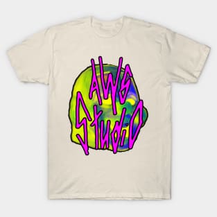 AWS Studio - clown reverse yellow T-Shirt